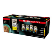 Sheba Selection Select Slices Drobiowe Smaki w sosie 85g x 40 (multipak x 1) + prezent SHEBA