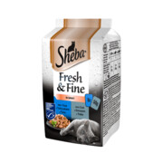 Sheba Fresh & Fine Rybne dania w sosie 50g x 6 (multipak x 1) + prezent SHEBA