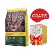 Josera NatureCat Adult Grainfree 10kg + Josera Multipack Pate 85g x 6 GRATIS + prezent JOSERA