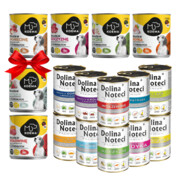 Koema 90% mięsa mix 6 smaków 800g x 6 + Dolina Noteci Premium mix 10 smaków 800g x 10 + prezent KOEMA