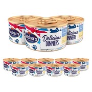 Butcher's Delicious Dinner z tuńczykiem, rybą morską 85g x 12 + prezent BUTCHERS