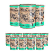 Wiejska Zagroda Królik z Indykiem 400g x 12 + prezent WIEJSKA ZAGRODA