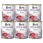 Brit Pate & Meat Lamb Jagnięcina 6x800g + prezent BRIT