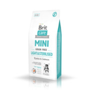 Brit Care Mini Grain-Free Light & Sterilised 400g + prezent BRIT
