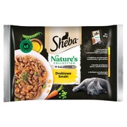 Sheba Nature's Collection Drobiowe smaki w galaretce 85g x 4 (multipak x 1) + prezent SHEBA