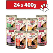 Animonda Carny Adult mix 8 smaków 400g x 24 + prezent ANIMONDA