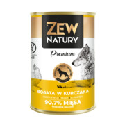 Zew Natury 89% mięsa kurczak 12x400g + prezent ZEW NATURY