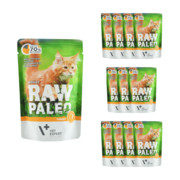 VetExpert Raw Paleo Adult Turkey 100g x 12 - mokra karma z indykiem dla kotów + prezent RAW PALEO