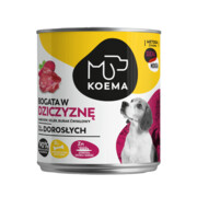 Koema 90% mięsa dziczyzna 6x800g + prezent KOEMA