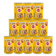 Pedigree kurczak i marchewka w galaretce 400g x 12 + prezent PEDIGREE