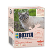 Bozita Feline w sosie łosoś 370g x 12 + prezent BOZITA