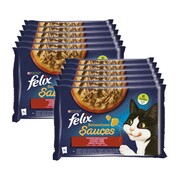 Felix Sensations Sauce Surprise indyk i jagnięcina 85g x 48 (multipak x 12) + prezent FELIX