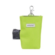 Amiplay Samba torebka na worki do odchodów zielona 6 x 2 x 11cm + prezent AMIPLAY