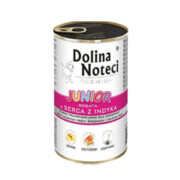 Dolina Noteci Premium Junior serca indyka 12x400g + prezent DOLINA NOTECI