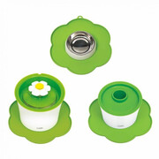 Catit Podkładka silikonowa pod miskę w kształcie kwiata zielona 30cm + prezent HAGEN CATIT