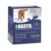 Bozita Kawałki w galaretce indyk 370g x 12 + prezent BOZITA