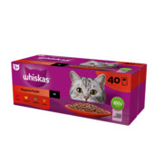 Whiskas Adult Klasyczne Posiłki w sosie 85g x 40 (multipak x 1) + prezent WHISKAS
