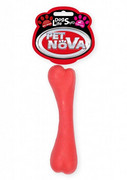 Pet Nova TPR - Bone pachnąca kość wołowina czerwona 16cm + prezent PET NOVA