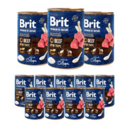 Brit Premium By Nature Beef with Tripe 6x400g + prezent BRIT