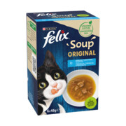 Felix Soup Original Rybne Smaki zestaw zup 48g x 6 + prezent FELIX