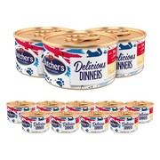 Butcher's Delicious Dinner z wołowiną, wątróbką 85g x 12 + prezent BUTCHERS