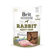 Brit Jerky Snack Rabbit Meaty Coins 80g + prezent BRIT