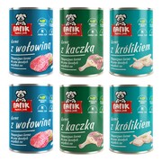 Fafik mix 3 smaków 400g x 6 + prezent FAFIK