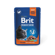 Brit Premium Cat Adult Sterilised łosoś 100g x 12 + prezent BRIT