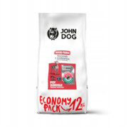 John Dog Good Form średnie i duże rasy Kurczak z wołowiną 12kg + prezent JOHN DOG