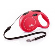 Flexi Smycz New Classic linka czerwona [rozmiar M] 5m/20kg + prezent FLEXI