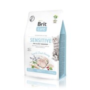 Brit Care Cat Grain-free Sensitive Insect & Herring 400g + prezent BRIT