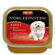 Animonda vom Feinsten Adult wołowina i serca indyka 150g x 12 + prezent ANIMONDA