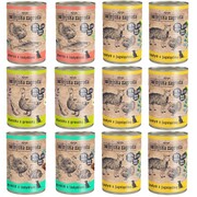 Wiejska Zagroda Mix 4 smaków 24x400g + prezent WIEJSKA ZAGRODA