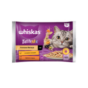 Whiskas Adult Kremowe Wariacje w sosie 85g x 4 (multipak x 1) + prezent WHISKAS
