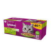 Whiskas Adult Mix Smaków w galaretce 85g x 40 (multipak x 1) + prezent WHISKAS