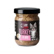 John Dog for Cats Indyk w galaretce dla kociąt 100g + prezent JOHN DOG