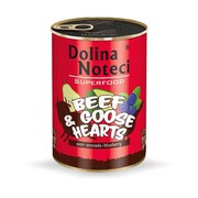 Dolina Noteci Superfood Wołowina i Serca Gęsi 6x400g + prezent DOLINA NOTECI