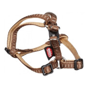Nobby Szelki Soft Grip brązowe 10mm/30-40cm + prezent NOBBY