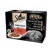 Sheba Selection Soczyste Smaki w sosie 85g x 12 (multipak x 1) + prezent SHEBA