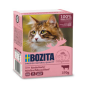Bozita Feline w galaretce wołowina 370g x 12 + prezent BOZITA