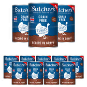 Butcher's Original Recipe z indykiem w sosie 400g x 12 + prezent BUTCHERS