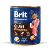 Brit Premium By Nature Lamb with Buckwheat 6x800g + prezent BRIT