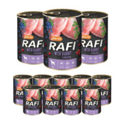 Dolina Noteci Rafi z królikiem 12x400g + prezent RAFI