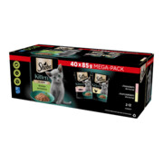Sheba Kitten Wybór Smaków w sosie 85g x 40 (multipak x 1) + prezent SHEBA