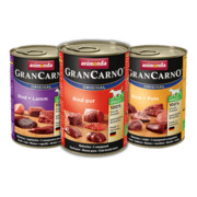 Animonda GranCarno Original Adult mix 3 smaków 400g x 30 + prezent ANIMONDA