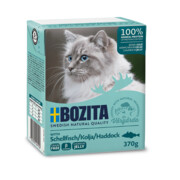 Bozita Feline w galaretce dorsz 370g x 12 + prezent BOZITA