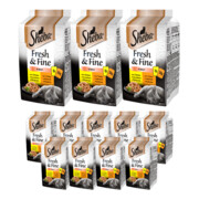 Sheba Fresh & Fine Drobiowe dania w sosie 50g x 72 (multipak x 12) + prezent SHEBA