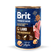 Brit Premium By Nature Lamb with Buckwheat 6x400g + prezent BRIT