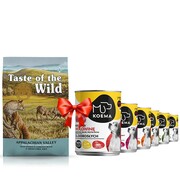 Taste of the Wild Appalachian Valley 5,6kg + Koema 90% mięsa mix 6 smaków 400g x 6 + prezent TASTE OF THE WILD