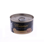 Miamor Feine Filets puszki tuńczyk i ser 100g x 12 + prezent MIAMOR